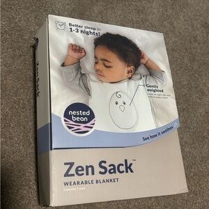 Nested Bean Zen Sack size M in pink print